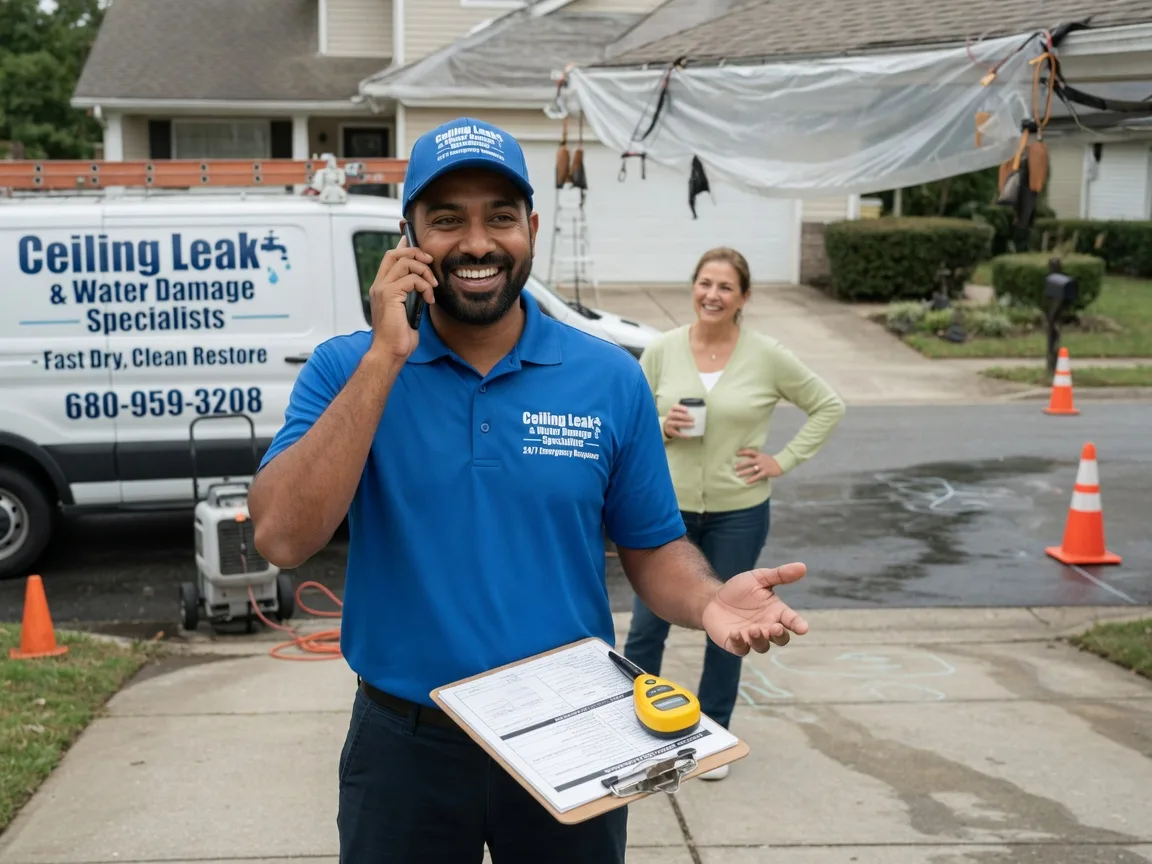 Ceiling Leak Cleanup Bomoseen, VT FAQs